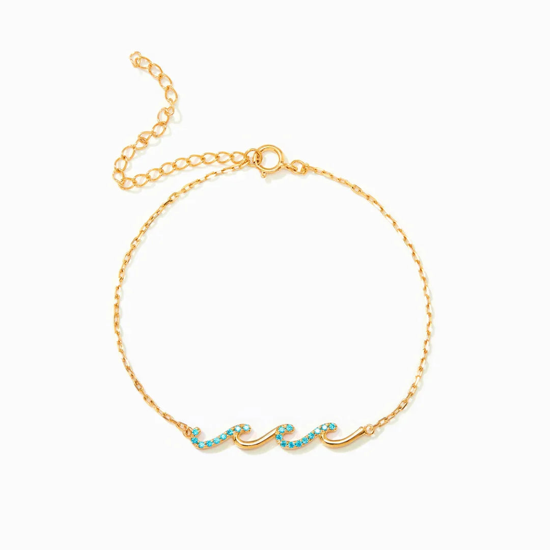 Bracelet Vagues - À ma soeur - Je serai toujours à tes côtés